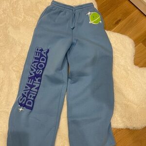Pop Light Blue Joggers (Worn once)
